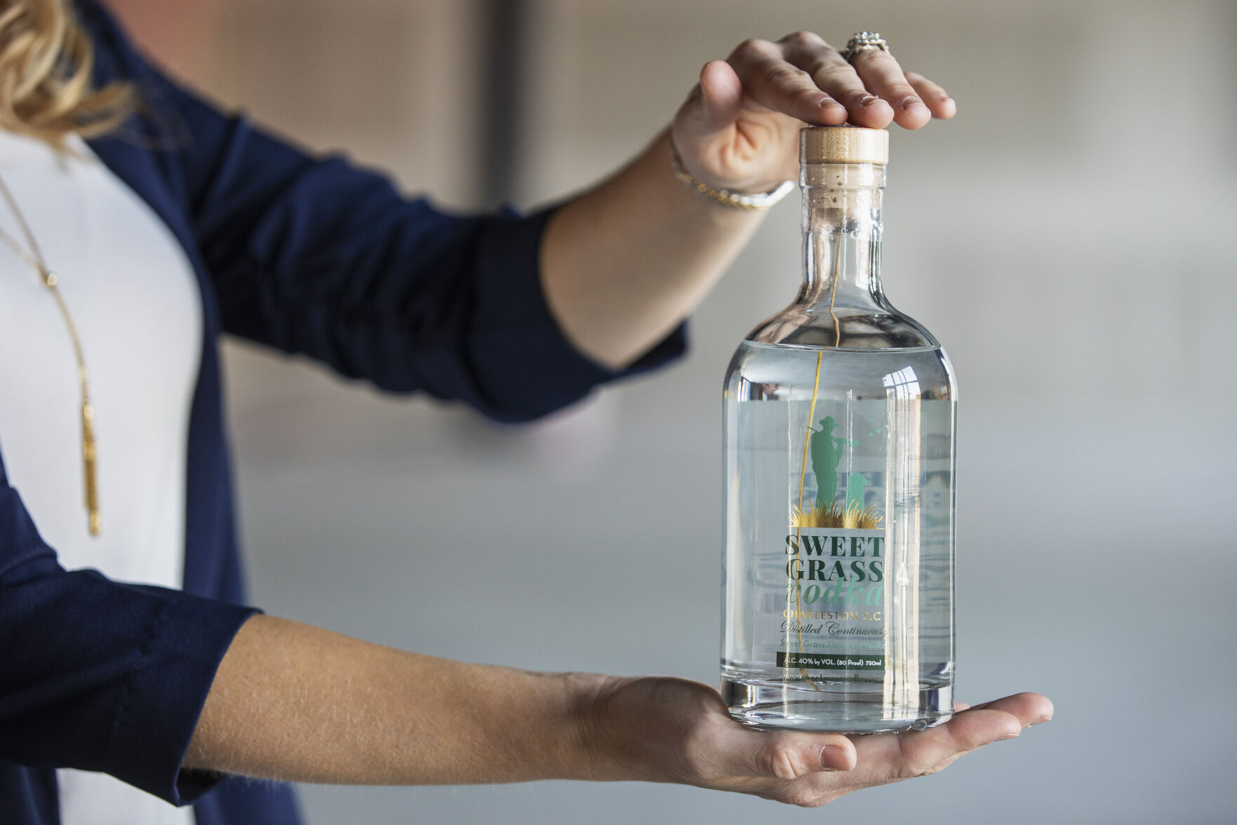 Sweet Grass Vodka bottle